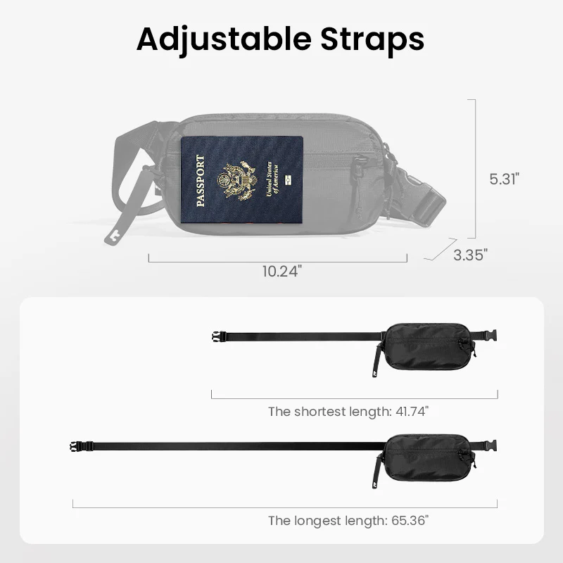Aviator-T33 Chest Bag 2.5L - Gray - Image 14