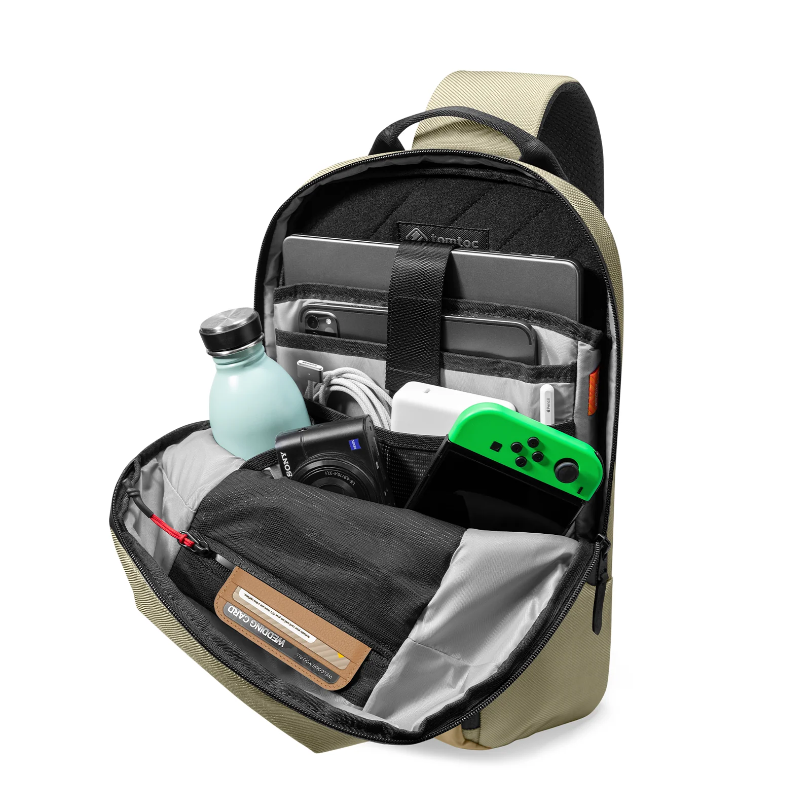 Navigator-T24 Sling Bag 7L - Khaki - Image 2